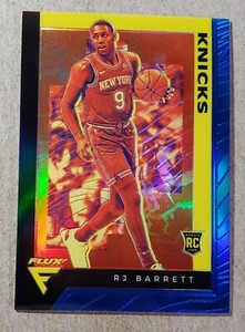 2019-20 Panini Flux Blue Prizm RJ Barrett RC /99 New York Knicks Rookie #581
