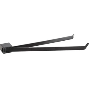 BORGANIC BLACK Doppelhandtuchhalter 445x62x42 mm für Bad & Küche >> zum Bohren - Bild 1 von 2