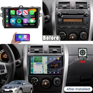 4+64G para Toyota Corolla 2007-2013 Android 13 Apple Carplay coche estéreo radio GPS - Imagen 1 de 15