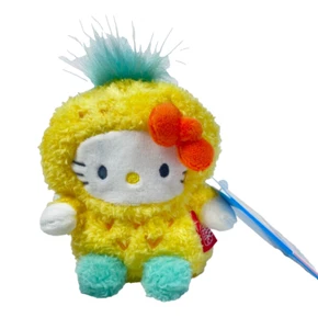 BumBumz 4.5" Hello Kitty Pineapple Plush Toy Stuffed Animal - Picture 1 of 6