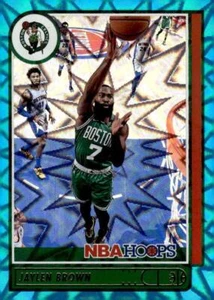 2021-22 Hoops #9 Jaylen Brown Teal Explosion - Picture 1 of 2