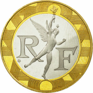 [#583251] Coin, France, Génie, 10 Francs, 2001, MS, Aluminum-Bronze, KM:964.2