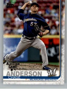 2019 Topps All-Star Edition #5 Chase Anderson Milwaukee Brewers