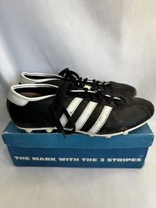 Rare 1970’s Adidas Leather Soccer Shoes 7.5M Great Condition In Original Box - Picture 1 of 12