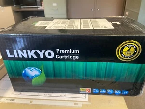 NEW 2 Linkyo Toner Cartridge  LY-HP- CE505AD Black 2-Pack Premium Cartridge - Picture 1 of 5