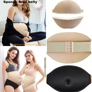 Esponja falsa vientre embarazo protuberancia artificial barriga realista accesorios de actor - Imagen 1 de 34