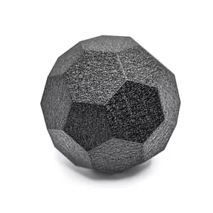 SSCO MATTE WRINKLE BLACK SX HEX PENT SPHERE NON WEIGHTED SHIFT KNOB SHIFTER - Picture 1 of 4