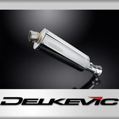 KTM 1290 Super Duke 2014-2019 Kit de silenciador de escape de acero inoxidable ovalado de 14" sin cordones Foto 1 de 4