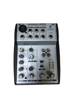 Behringer Eurorack UB502 Compact Mixer No Power Supply. Tested Working - Image 1 of 4