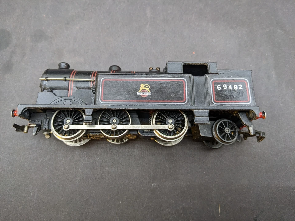 Hornby Dublo EDL17 21065 BR Black Tank 0-6-2 loco good condition 2 rail - Image 1 of 4