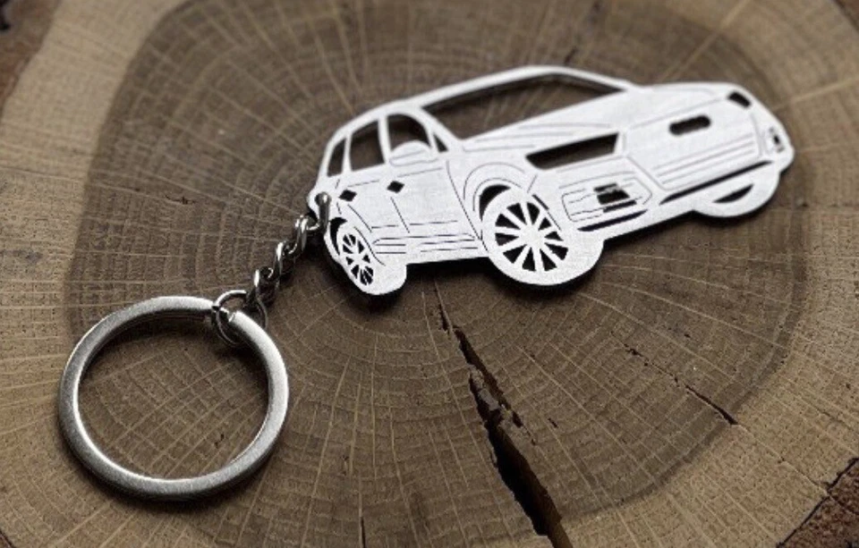 Llavero Audi Q7 2016 Llavero de alta calidad de acero inoxidable 1,5 mm - Imagen 1 de 1