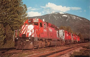 SD-40-2 Number 5845 Canadian Pacific Railway Train Vtg Postcard CP338 - Picture 1 of 2