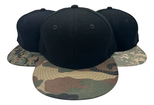 Gorra de béisbol Gorra de béisbol genuina de estilo vintage de seis paneles pico plano camuflado - Imagen 1 de 18