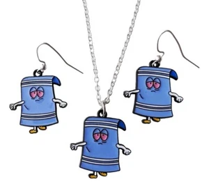 South Park Towelie 1 Inch Tall Character Pendant Necklace and Earring Set - Picture 1 of 1