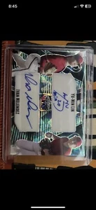 4/5 YU-MIN LIN/IVAN MELENDEZ 2023 Leaf Metal Dual Autograph Crystal Water! 4/5 - Picture 1 of 4