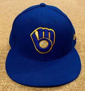 Christian Yelich MLB Holo Game Used Hat Cap 2019 Brewers POUNDED PHOTO MATCHED - Bild 1 von 12