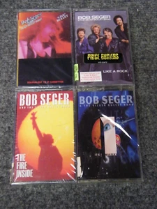 Bob Seger Classic Rock Cassette Tape Lot Of 4 The Silver Bullet Band * SEALED * - Picture 1 of 7