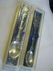 TWO Vintage New in Box Made in Holland 90 Silver Spoons Night Watch & Troubador