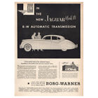 1953 Borg Warner: Jaguar Mark VII Automatic Transmission Vintage Print Ad