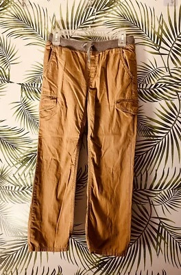 OLD NAVY Drawstring Khaki Pants YOUTH Unisex Size LARGE 10 - Image 1 of 4