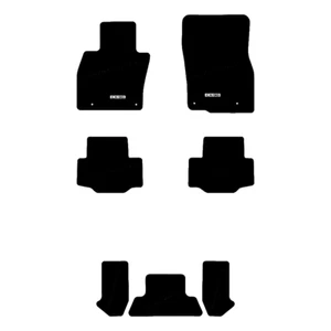 New OEM 2024 - 2025 Mazda CX-90 Black Carpet 7 Pcs. Floor Mats Set # KJK8-68-G20 - Picture 1 of 6