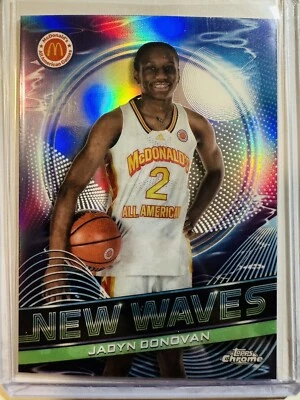 Jadyn Donovan 2023 Topps Chrome McDonald's All-American New Waves Refractor - Image 1 of 2