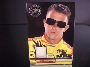 Insert AJ Allmendinger Press Pass Ignite 2012 Card #IM-AJ Race-Used Firesuit - Picture 1 of 1