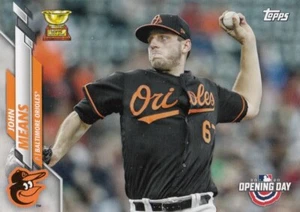 Lot of (25) 2020 Topps Opening Day JOHN MEAN Rookie Cup #100 Orioles - Bild 1 von 1