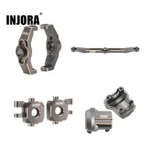 INJORA Ottone Collegamento Sterzo Assale Diff Copri Snodi Sterzo Mozzi C per TRX4M - Foto 1 di 5