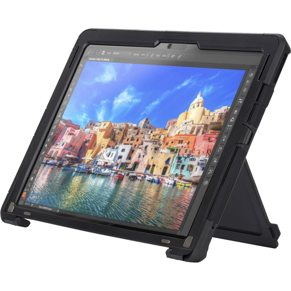 Surface Pro 6 / Pro 5 / Pro 4 GRIFFIN Survivor Slim Rugged Tough Case - Black - Image 1 of 4