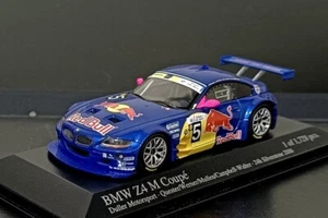1/43 BMW Z4 M Coupe #5 Red Bull 24H Silverstone 2006 Minichamps - Picture 1 of 7