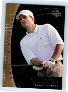 Tarjeta de golf Casey Martin novato 2001 Upper Deck Stat Leaders #SL5 - Imagen 1 de 2