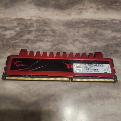 G.SKILL RIPJAWS 4GB 1600Mhz DDR3 DESKTOP MEMORY RAM CHIP F3-10666CL9D-8GBRL - Image 1 of 3