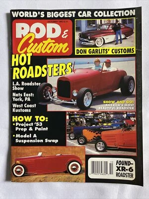 1992 October Rod & Custom Magazine Harold LeMay Has 1400 Plus Cars (CP258) Foto 1 de 3