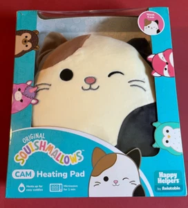 NEW! ORIGINAL SQUISHMALLOWS "CAM" CAT SQUISHABLE HEATING PAD ~ RELIEF & COMFORT - Picture 1 of 5