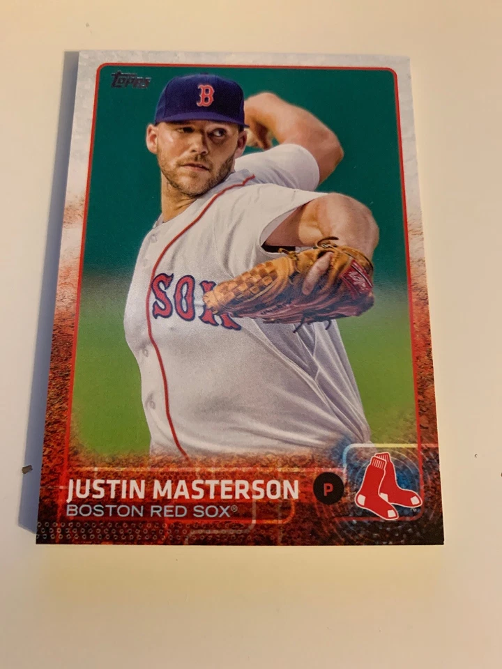 2015 Topps Series 2 #433 Justin Masterson Boston Red Sox - Image 1 of 1