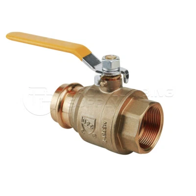 Midline Valve 1/2"in-2" Premium Adapter Brass Ball Valve Press x FIP Connections