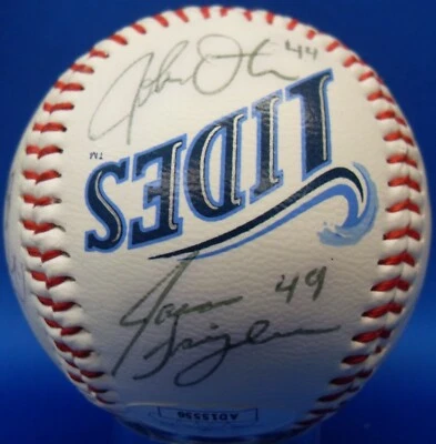 JSA 1995 Norfolk Tides (Mets) x14 Team Signed Autographed AUTO Baseball DBB 969 - Image 1 of 4