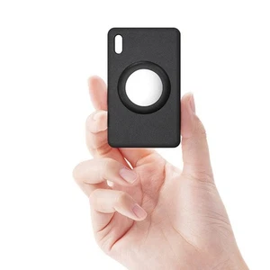 Funktionelle Leder Brieftasche Etui für AirTag hält Ihre Karten sicher aufbewa - Zdjęcie 1 z 13