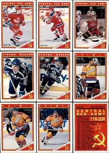 1991-92 O-Pee-Chee Central Red Army Hockey Complete Your Set #11R-66R You Pick! - Picture 1 of 21