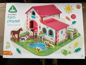 Elc Wooden Farm Playset - Picture 1 of 3