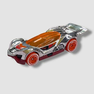 Hot Wheels Blitzspeeder Silver 1:64 229/365 from 2017 Super Chromes 2/10 - Image 1 of 4