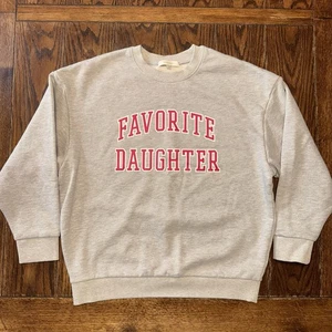 Favorite Daughter Collegiate Gray Sweatshirt Women’s Size Large - Picture 1 of 5