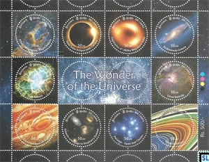 Briefmarken Sri Lanka 2025, Wonders of the Universe, Weltraum, Stempelglanz - Bild 1 von 1