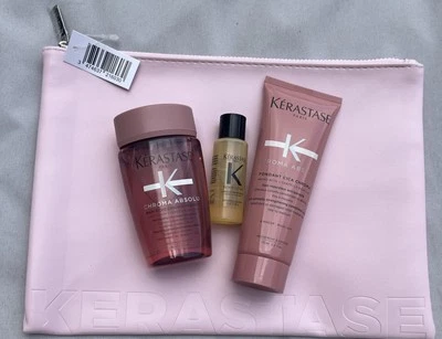 Kerastase Chroma Absolu Elixir Ultime Set Regalo Viaggio 3 Prodotti Nuovi - Immagine 1 di 4