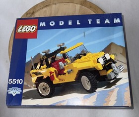 Lego Model Team 5510 Off Road 4X4 Jeep Instructions Box Stickers
