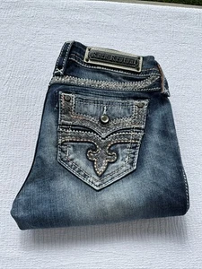 Buckle Rock Revival Straight “MAAJE” Jeans Women’s Sz 28/32 NWT - Picture 1 of 23