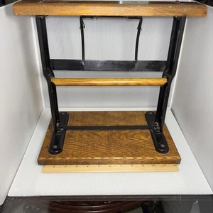 Vintage 9” Butcher Paper Roll /Cutter /Dispenser Rack Mercantile General Store - Picture 1 of 13