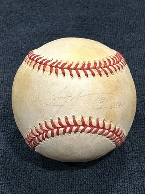 Pelota de béisbol autografiada firmada por Lance Johnson Foto 1 de 4