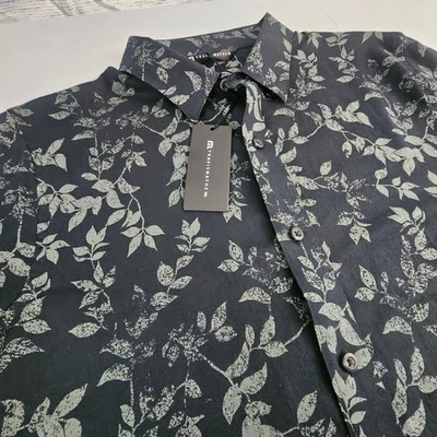 Travis Mathew Men's Small Searchlight Botanic Longsleeve Button Shirt NWT L663 - Image 1 of 4
